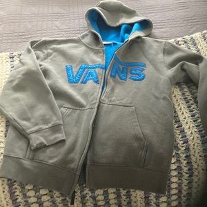 Vans zip up hoodie